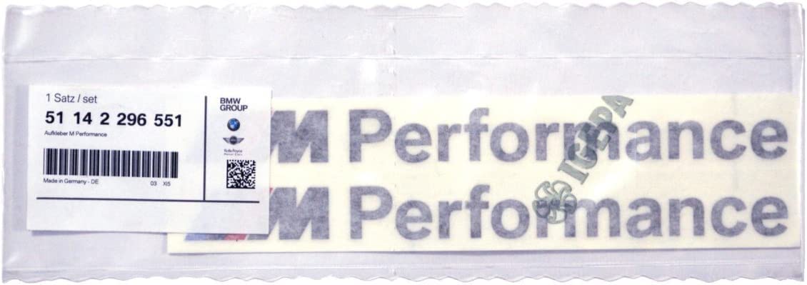 Amazon.co.jp: BMW 純正 M Performance ステッカー デカール 2枚セット